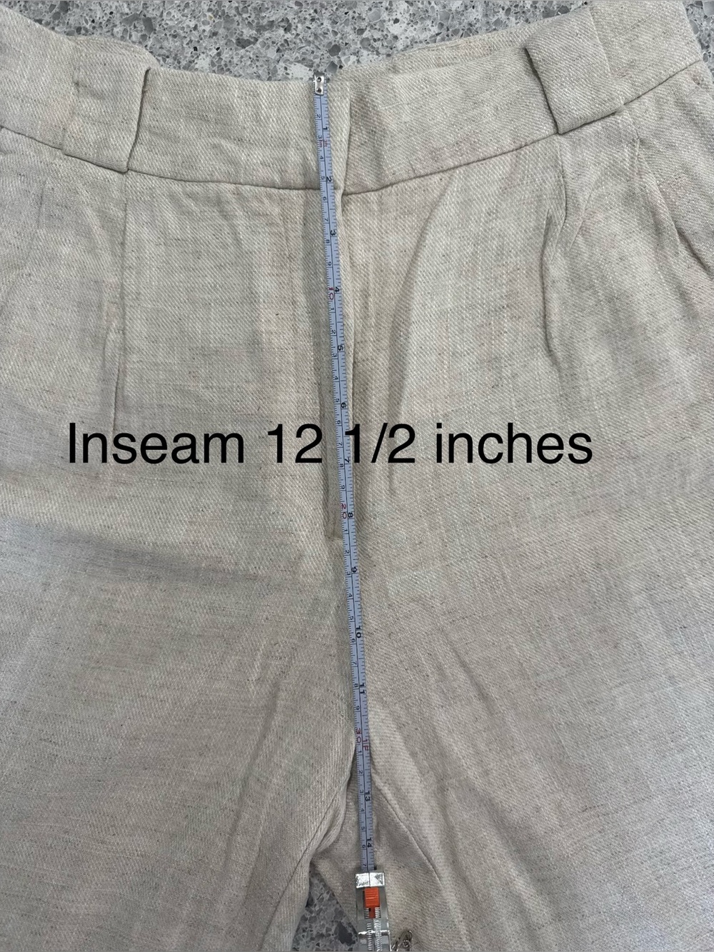 Dynamite Tan linen with Relaxed Straight-Leg Fit - Picture 13 of 13